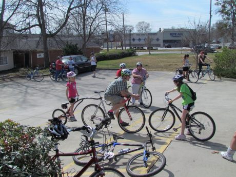Members of the community come out to ride in the monthly "SlowSpokes," starting at Blue Moon Bicycles every second Sunday. For more information, visit www.facebook.com/griffinbicyclecoalition