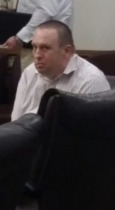 Shane Clifton Collett is seen in Spalding County Court during his trial for the Dec. 21, 2012 murder of nine-year-old Skylar Dials. Photo credit: Sheila A. Mathews