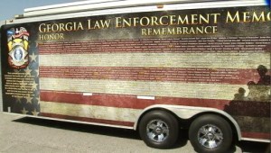 The Georgia Law Enforcement Memorial Wall will be coming to the Griffin Police Department in honor of Officer Kevin Jordan, who was killed in the line of duty May 31, 2014.