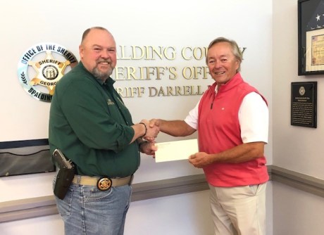 Sheriff Darrel Dix and Mike Leathers
